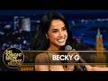 Becky G Performs Her Viral Lullaby, Talks Baraja Bendita Album and Justin Bieber "Boyfriend” Cover