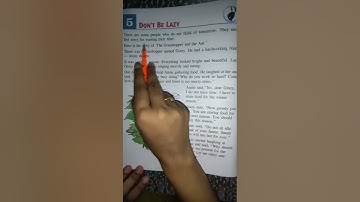 Dont be lazy|| Class-3||Lesson-5||Moral Science||The grasshopper and the ant|| Rainbow book||
