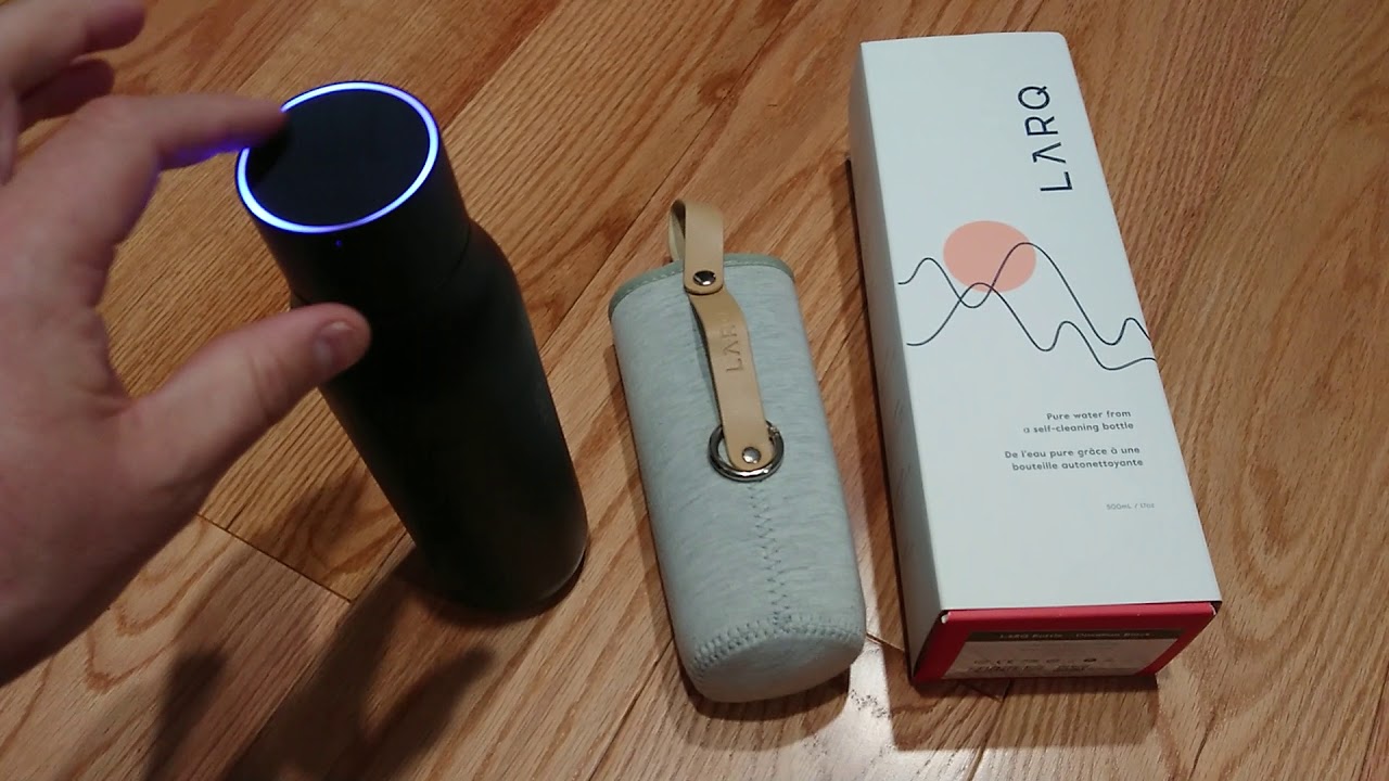 larq self cleaning water bottle review