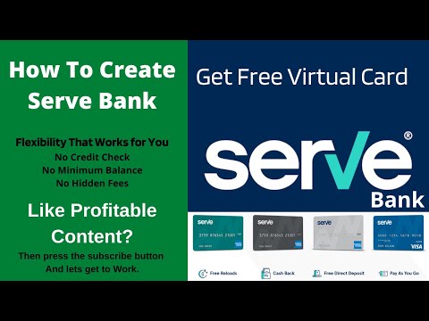 How to Create Serve Bank || Usa Bank || Premium Financial