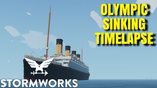 Sinking of the RMS Olympic Timelapse | Stormworks: Build and Rescue Sinking of the RMS Olympic Timelapse | Stormworks: Build and Rescue