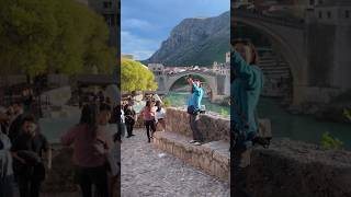 The Bridge That Gave Mostar Its Name… 🇧🇦 | #Shorts