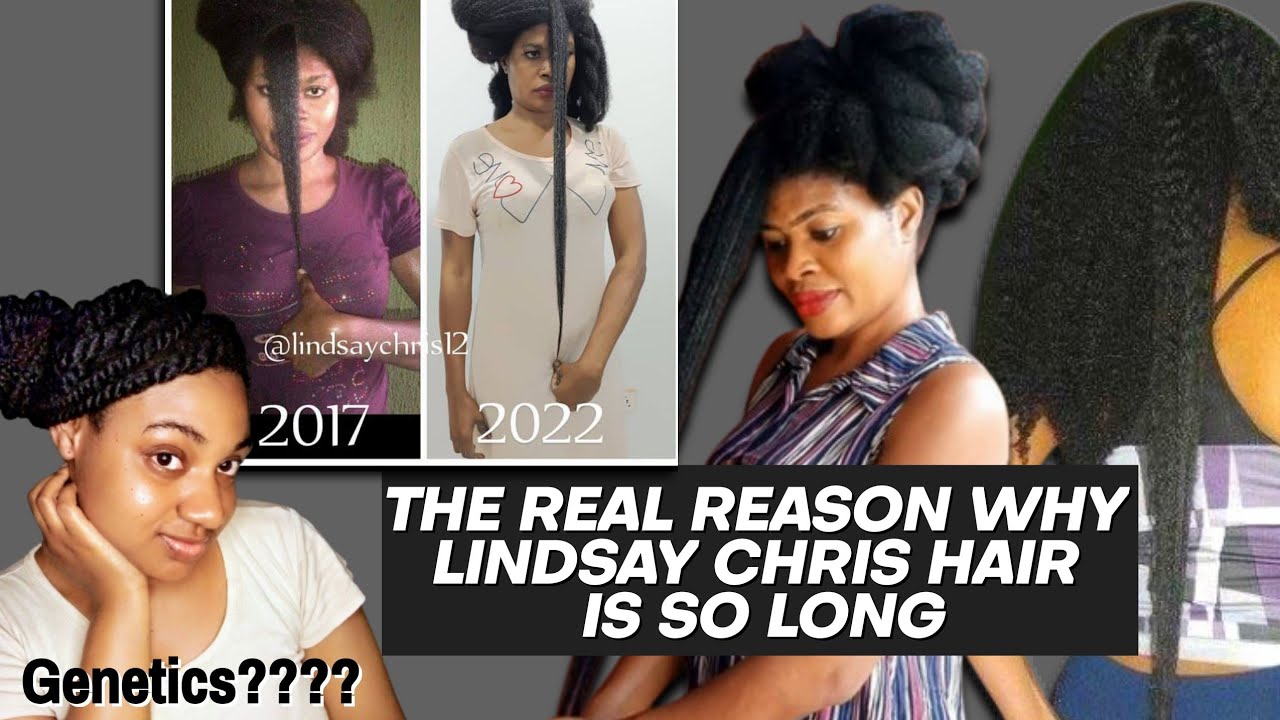 THE HIDDEN SECRET TO LINDSAY CHRIS REPUNZEL LONG NATURAL HAIR #4chair #growhair  #longhair