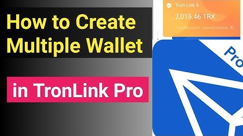 How to Use Multiple Accounts in TronLink Pro wallet !