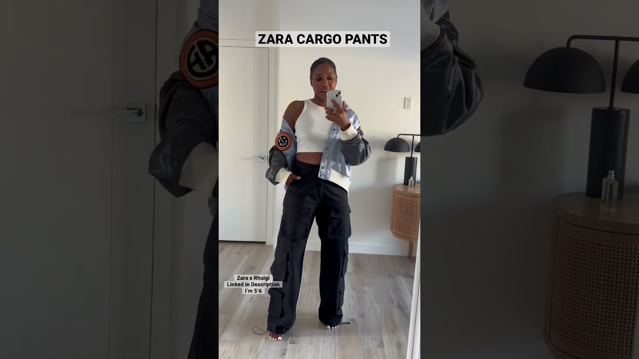 NWT Zara White High Waist Wide Leg Cargo Pants , XS | Zara whites, Clothes  design, Fashion
