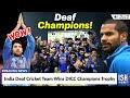 India deaf cricket team wins dicc champions trophy  ish news