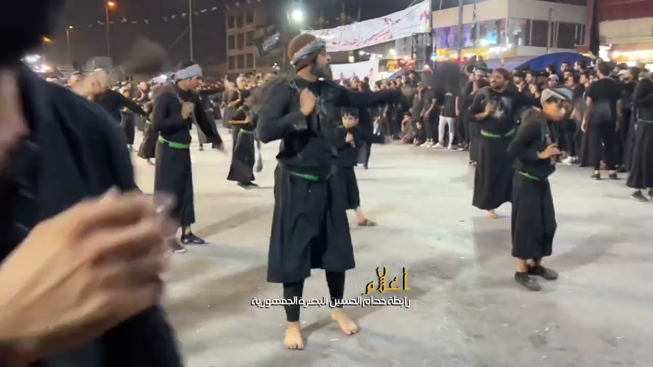 دخولية موكب شهداء الطف(ع) يوم التاسع عشر من محرم الحرام 2022/8/8 رابطة خدام الحسين البصرة الجمهورية