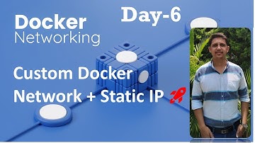 How to Create Docker Custom Network Tutorial | Connect  Container with Static IP