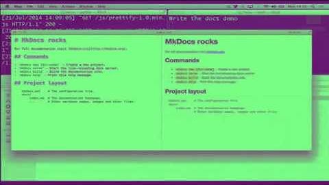 Tom Christie - Documenting your project with MkDocs.