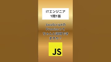 【1問1答】「JavaScriptのPromise」って、ちゃんと説明できますか？