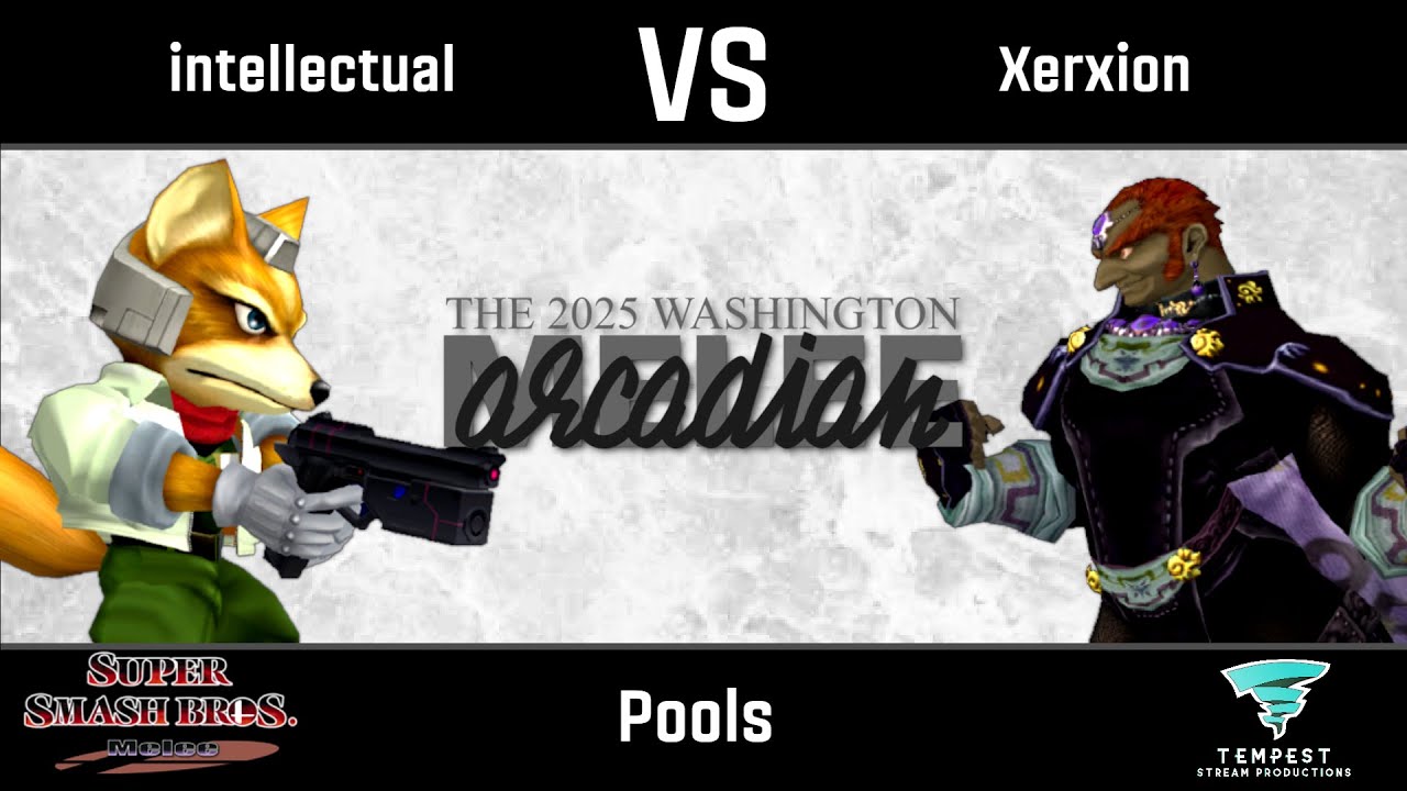 intellectual (Fox) vs Xerxion (Ganondorf) - Melee Pools -  WA Melee Arcadian 2025