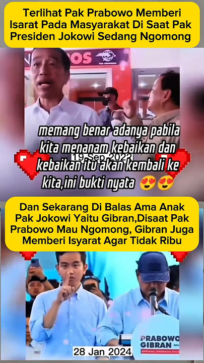 momen pak prabowo subianto, jokowi dan gibran rakabuming #jokowi #prabowo #gibran #prabowosubianto