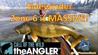 Legendary Fish Sidewinder Zone 6 Updated Map  USA Golden Ridge Reserve Call of the Wild The Angler