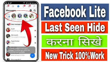 Fb lite last seen hide kaise || How to hide last see hide on Facebook lite || Last seen hide fb lite