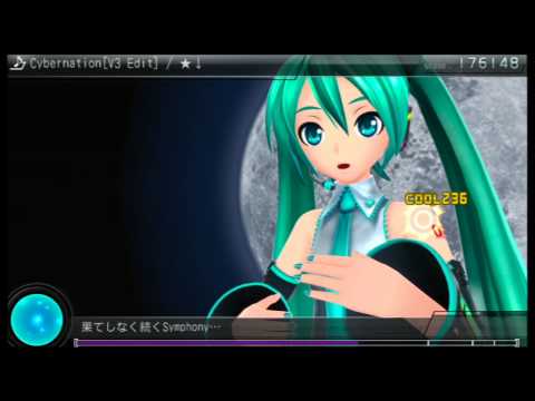 初音ミクProject　DIVA F 2nd EDIT　Cybernation【V3　Edit】／★↓
