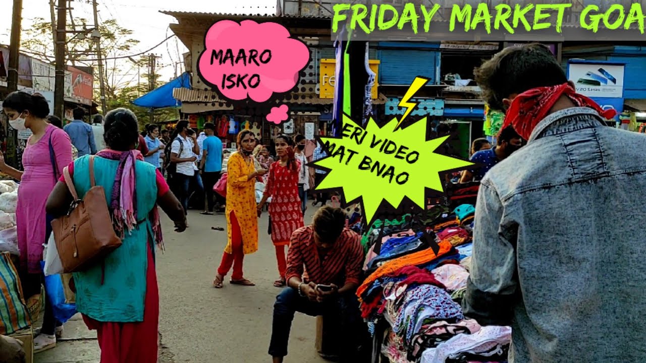 FridaY cheapest market in goa // famous market in goa // mtvlogsrohit