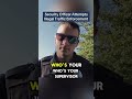 SECURITY OFFICER FOR PUBLIC SAFETY ATTEMPTS ILLEGAL TRAFFIC ENFORCEMENT AND ACT LIKE POLICE  #cops