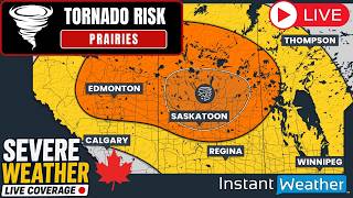 🔴 LIVE |⚡️Canada's Severe Weather Coverage: Alberta, Saskatchewan & Manitoba (Sat, Jul. 11, 2026)