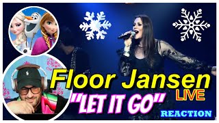 Floor Jansen "LET It GO" Live Reaction! ❄️❄️❄️