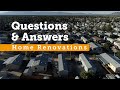 Home Renovations | Mobile Home Parks | Questions and Answers