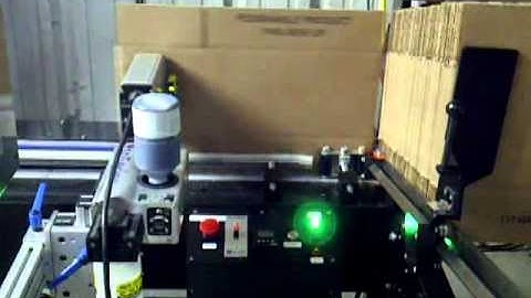 Inkjet Printing System Printing on Knock-Down Cases