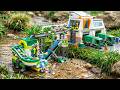 Miniature Rescue: Construct An Entire LEGO Cable System to Wipe Out All River Waste