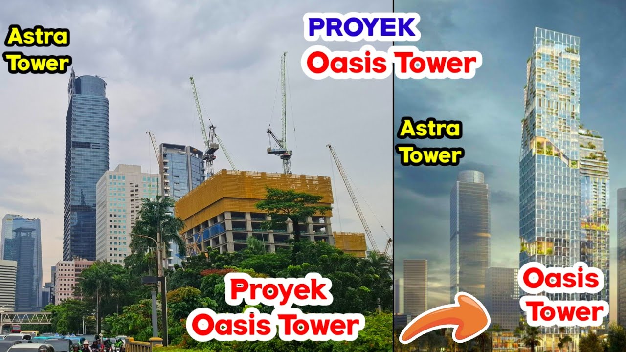 Konstruksi Oasis Central Sudirman, akan jadi Gedung Tertinggi kedua di Jakarta Indonesia 🇮🇩 