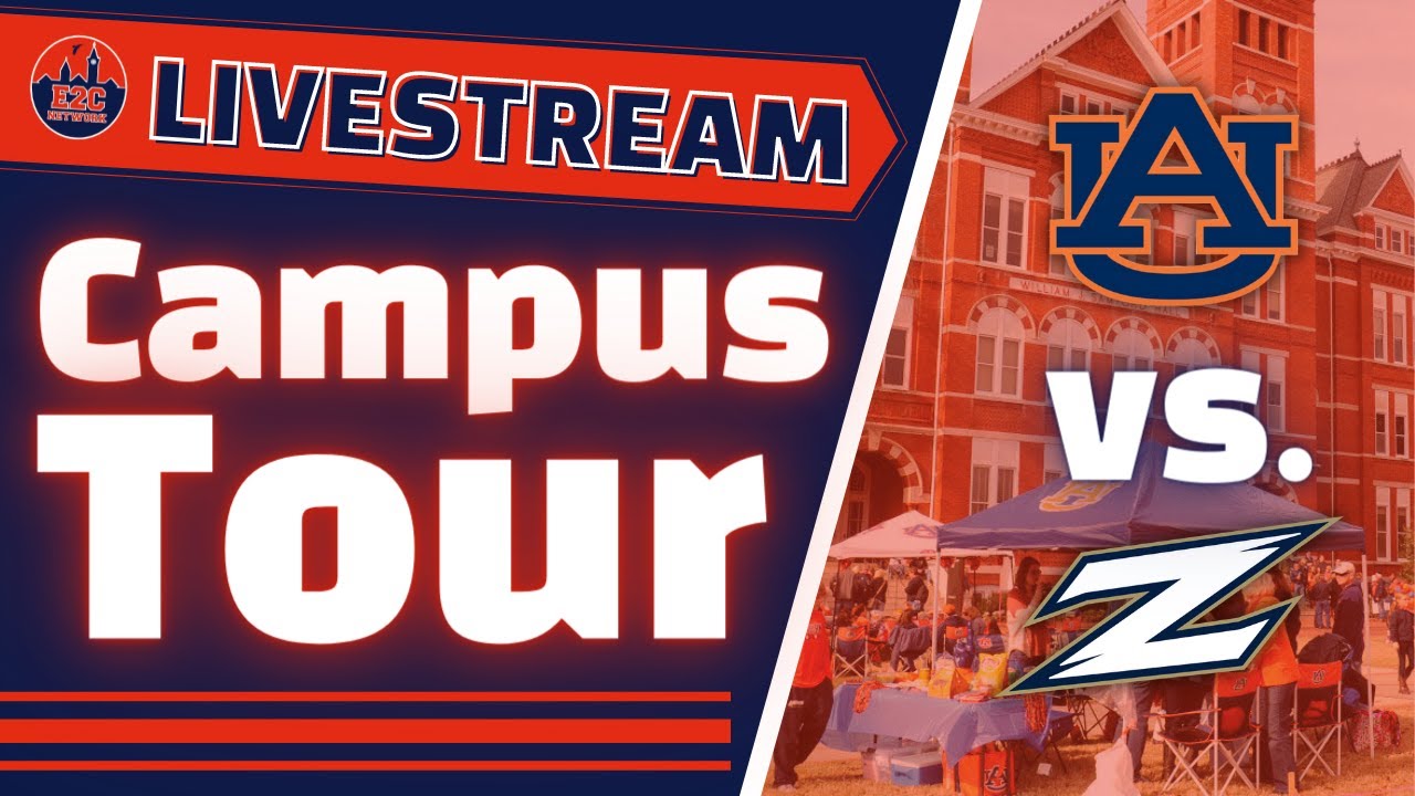 LIVE: Auburn vs. Akron Gameday Campus Walkthrough - YouTube