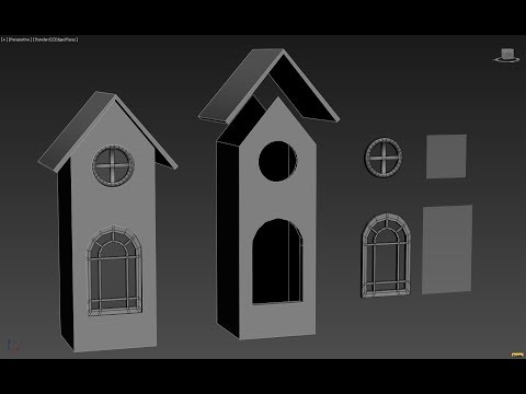 Building Apse:  ProBoolean Compound Object