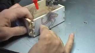 Wooden Box with Dovetail Joints and Double Inlay