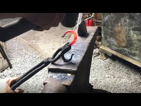 Forging an S hook