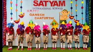 Ganesh Chaturthi Celebrations At Satyam International School Satyam Kids Meerpet