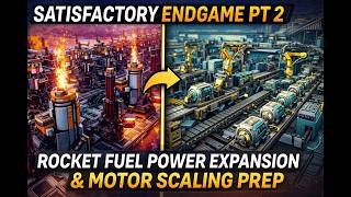 Satisfactory Endgame Pt 2 – Rocket Fuel Power Expansion &amp; Motor Scaling Prep