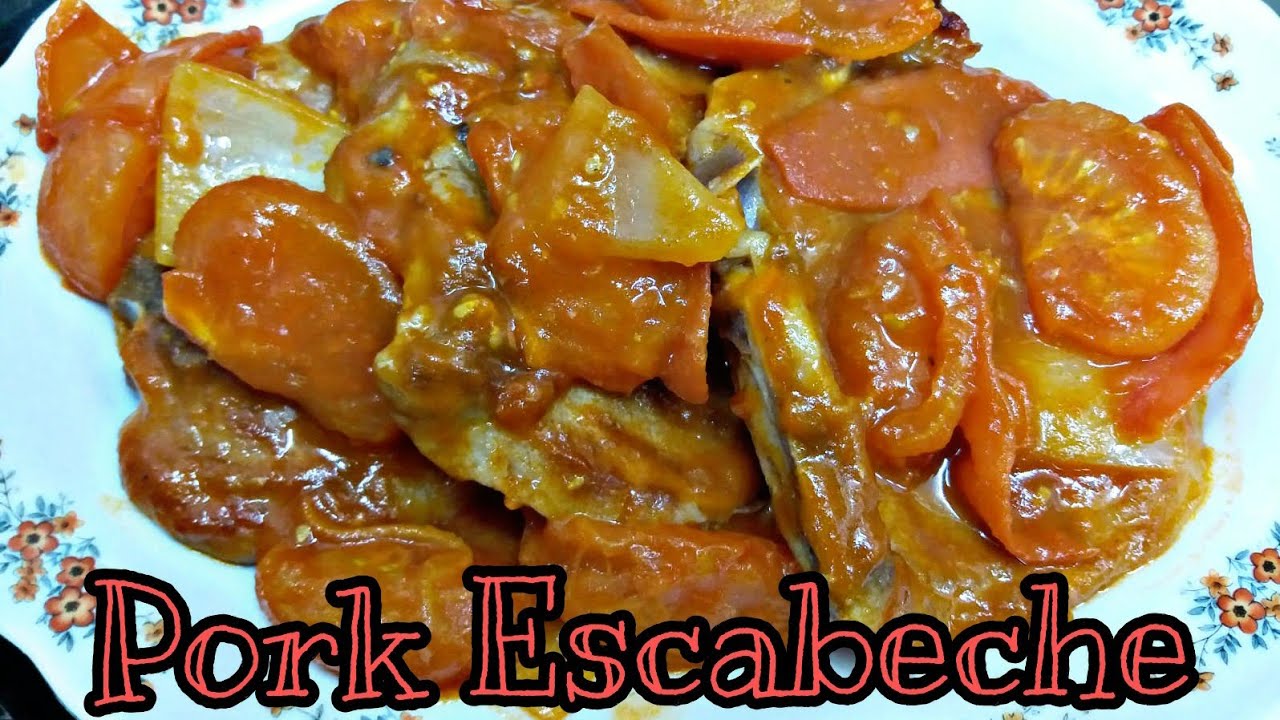 Pork Escabeche YouTube