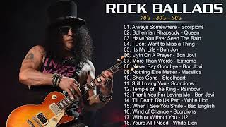 Now Thats What I Call Rock Ballads Of 80s 90s  Nonstop Slow Rock By The Eagles Bonston Bon Jovi