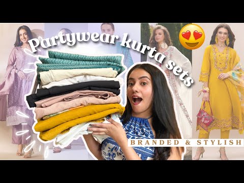 summer kurta sets haul | Cotton comfortable kurta sets try on & partywear kurti reviews #amazon #fyp