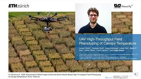 Helge Aasen - UAV High-Throughput Field Phenotyping of Canopy Temperature (Trailer)