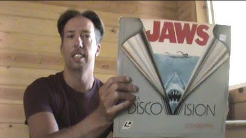 "Jaws" (1975) "DiscoVision" LaserDisc from 1981