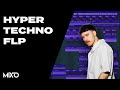 How To Make HYPERTECHNO Like Ely Oaks | FL Studio Project | FLP