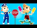 Be Safe on The Street Kids | Safety Tips | Funny Cartoon Animaion for kids