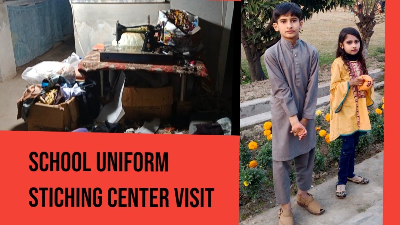 school uniform stitching center visit - YouTube