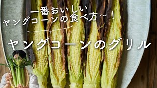 一番おいしい食べ方はこれ ヤングコーンのグリルのレシピ 作り方 Youtube