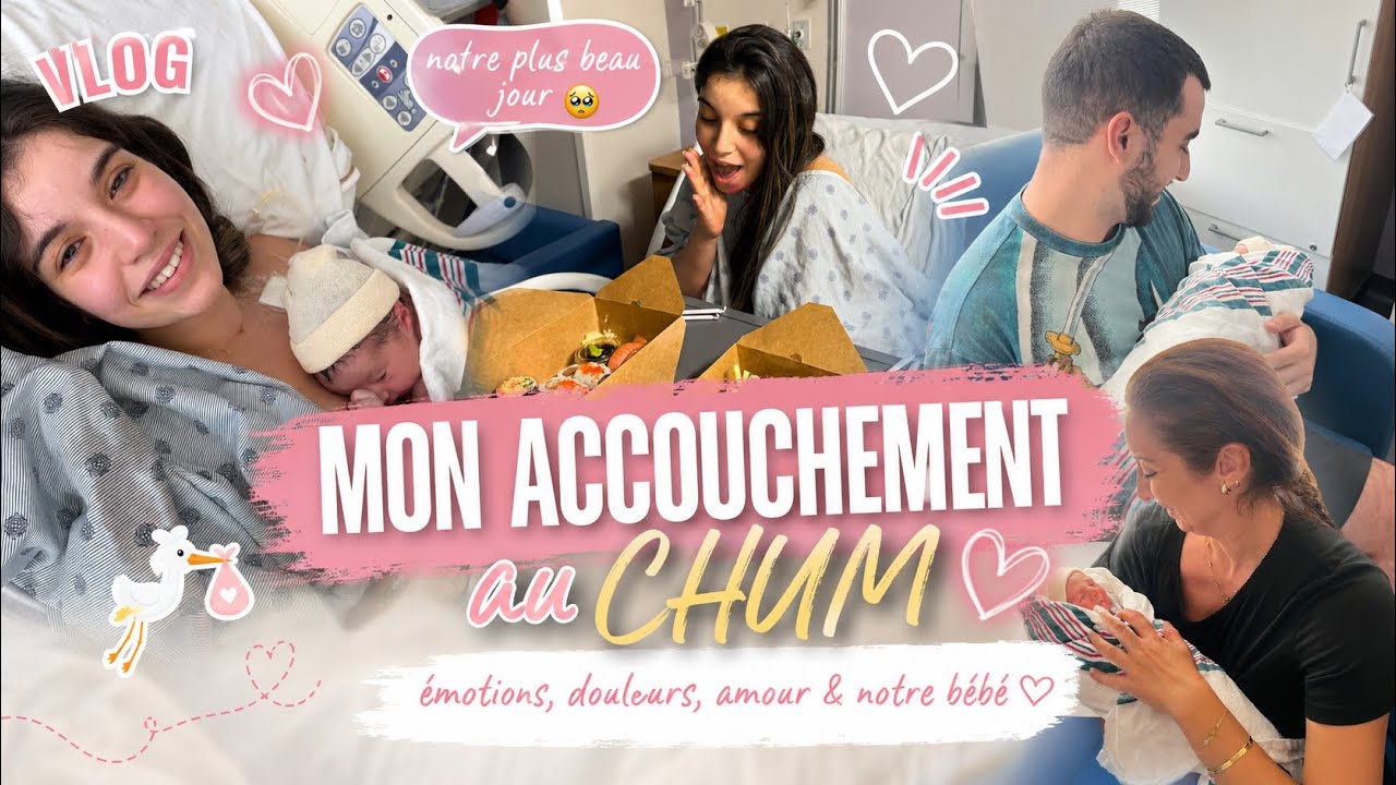 J’AI ACCOUCHÉ AU CANADA🇨🇦|Mon accouchement au CHUM + rencontre avec mon bébé 🥹🤍تجربة ولادتي في كندا