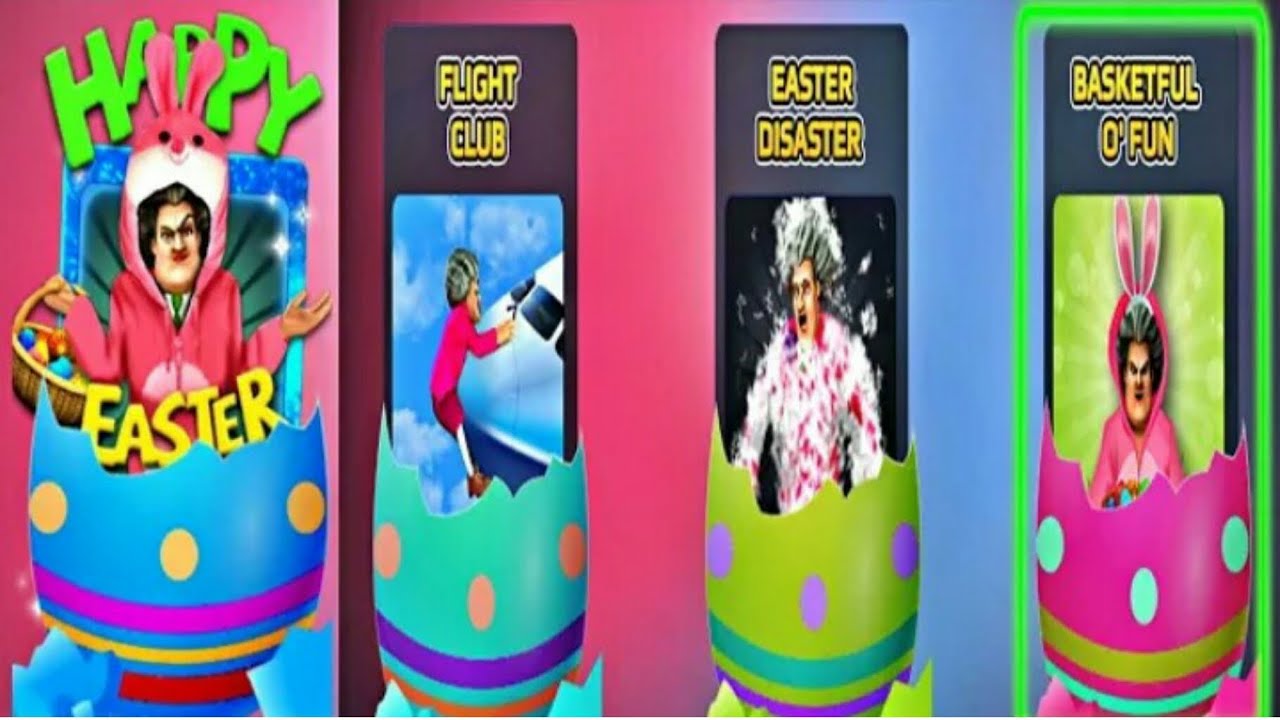 Scary Teacher 3D - Happy Easter All Levels (Android,iOS)