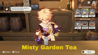 One Misty Garden For Zhongli Of Drink A-Dreaming Genshin Impact