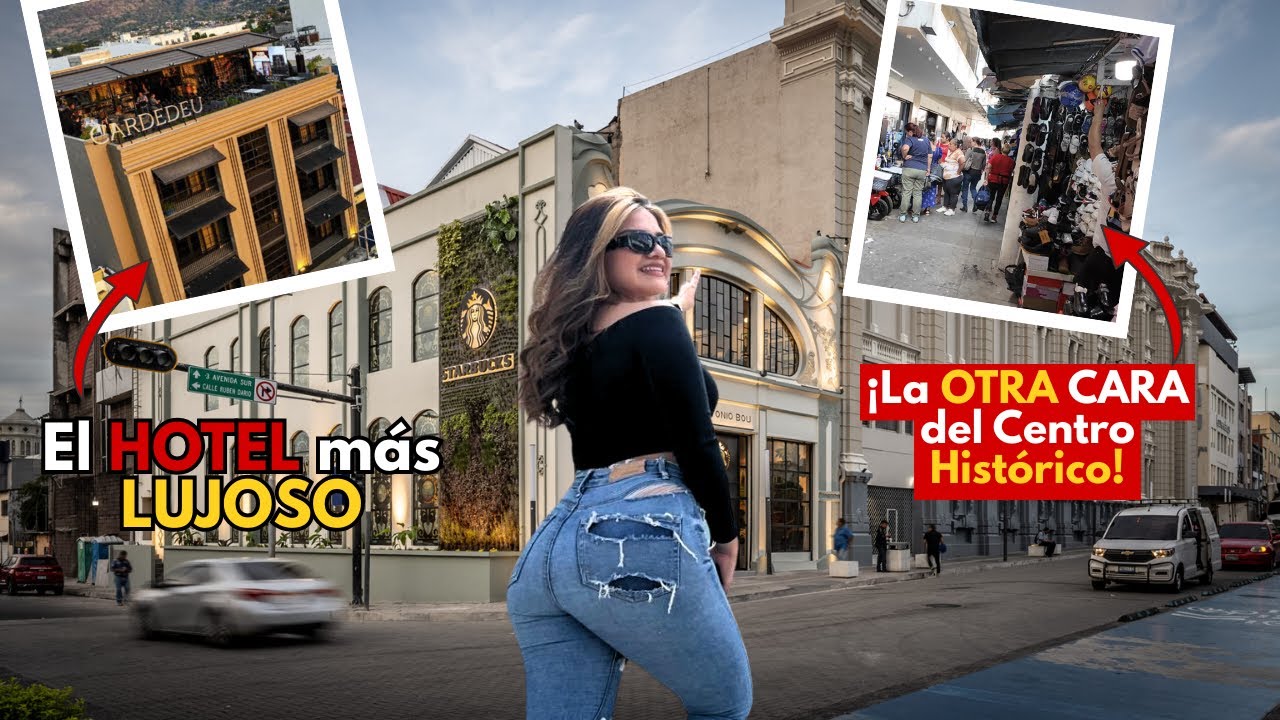 ASÍ se vive REALMENTE el Centro Histórico de EL SALVADOR 🇸🇻 