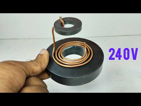I Turn Copper wire into 14KW Powerful Free Electricity Generator at Home Using two Magnet