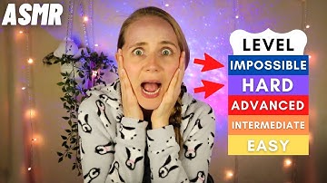 ASMR Guess The Sound: Difficulty Hard & Impossible