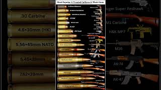 Most Popular & Trusted Calibers & Their Legendary Firearms
