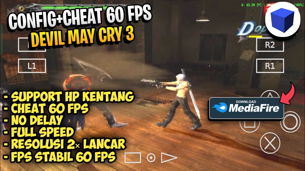 devil may cry 3 at 4x resolution full speed 60 fps ( Snapdragon 865) with  the use of pnatch codes to disable certain effects : r/EmulationOnAndroid